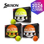 [2024년신제품]스릭슨 SRIXON Z-STAR DIVIDE 반반칼라 3피스 골프볼-12알