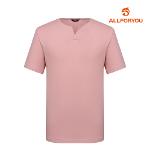 [올포유] 남성 넥변형 반팔 티셔츠 AGTRK4321-411