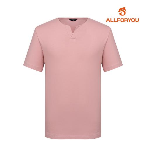 [올포유] 남성 넥변형 반팔 티셔츠 AGTRK4321-411