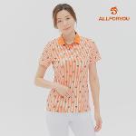 [올포유] [모델착장]여성 카라 반팔 티셔츠 AWTPK3381-301