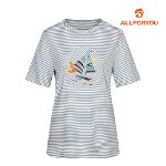[올포유] 여성 자수 반팔 티셔츠 ALTRK3421-906