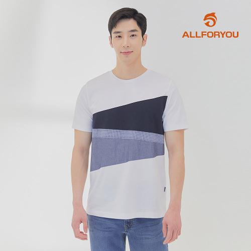 [올포유] [모델착장]남성 반팔 티셔츠 AGTRK3321-100