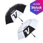 [24년신상]볼빅 골프 VBDB-V로고 자외선차단 이중 방풍우산(75인치/95cm)