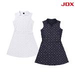 [JDX] 여성 골지 패턴 프린트 원피스 2종 택1(X4TST6591)