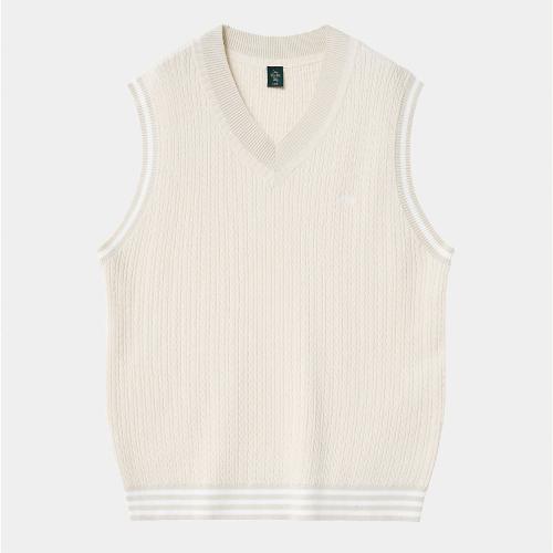 [크루멤버스온리] CABLE VEST CREAM