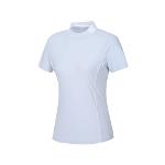 [와이드앵글] 여성 TO 핀 버티컬 라인 하이넥 티셔츠 L_WWM24232IC