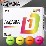[혼마코리아정품]24년 HONMA D1 골프공(혼합색상)(12구)