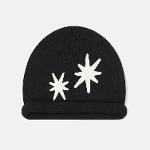 [썬러브] Flare Roll Brim Beanie Black