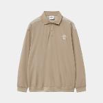 [크루멤버스온리] MESH MIX NYLON POLO BEIGE