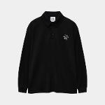 [크루멤버스온리] RESORT LONG SLEEVE POLO BLACK