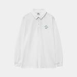 [크루멤버스온리] RESORT LONG SLEEVE POLO WHITE