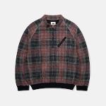 [썬러브] Plaid Player Fleece Pullover Pink