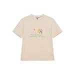 롤링롤라이 플래그 크림 스크린 티셔츠 Roll Roll Flag Cream Screen T-shirt