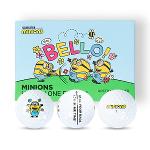 [MINIONS] 미니언즈 홀인원에디션 3피스 우레탄 골프공 (6구)